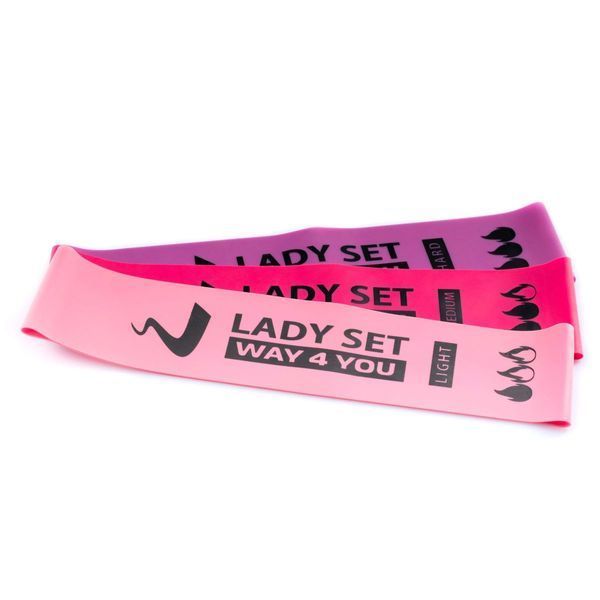 Набір фітнес резинок Lady's Set ( Set of 3) GL- Band-SET-3 фото