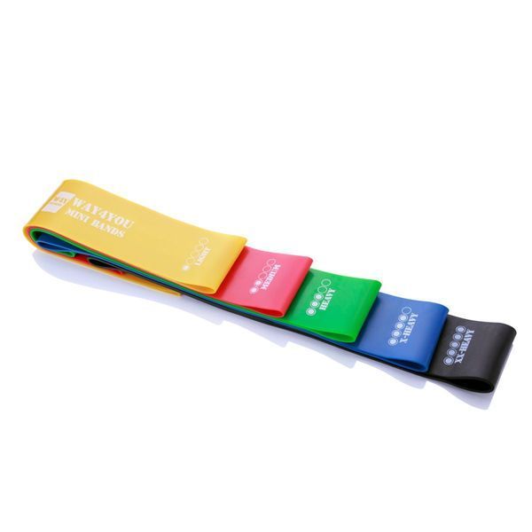 Набір Фітнес гумок Set Pro Original GlowFit (5шт.) GL- Band-SET-5 фото